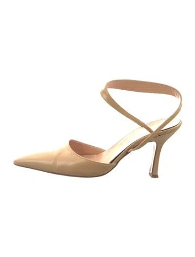 Pre-owned Lk Bennett Leather Pumps In Neutral