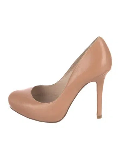 Pre-owned Lk Bennett Leather Pumps In Neutral