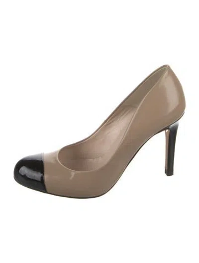 Pre-owned Lk Bennett Leather Pumps In Neutral