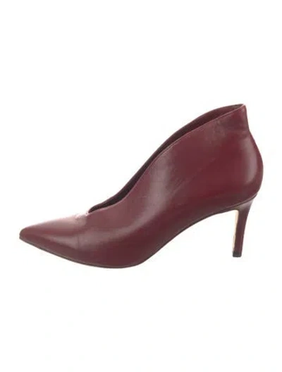 Pre-owned Lk Bennett Leather Pumps In Red