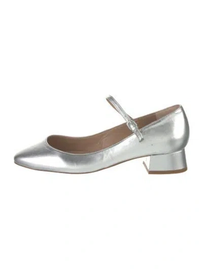 Pre-owned Lk Bennett Leather Pumps In Silver