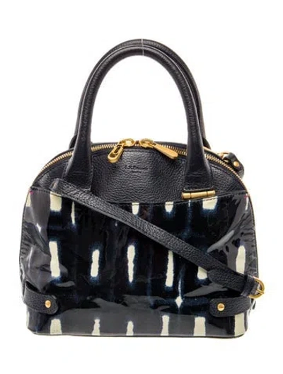 Pre-owned Lk Bennett Leather Shoulder Bag In Blue