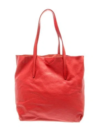 Pre-owned Lk Bennett Leather Tote In Red