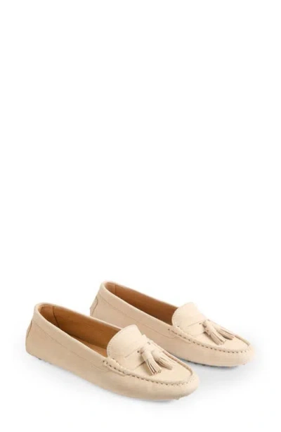 Lk Bennett Leslie Tassel Loafer In Sand