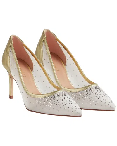 Lk Bennett Liberty Leather Closed Courts In Beige