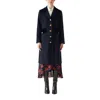 Lk Bennett Lily Wool-blend Coat In Black