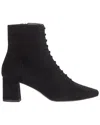 Lk Bennett Womens Bla-black Arabella Lace-up Suede Heeled Ankle Boots Eur 37 / 4 Uk In Black