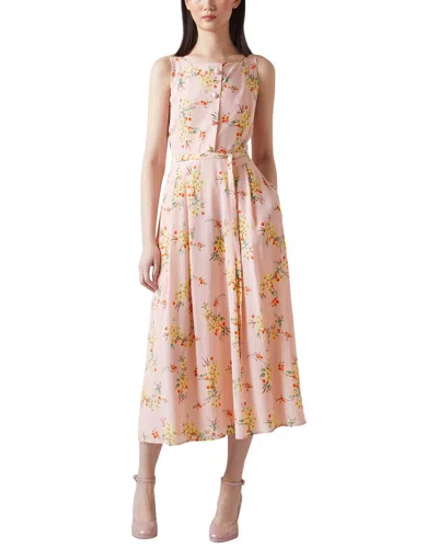 Lk Bennett L.k.bennett Callie Silk Dress In Neutral