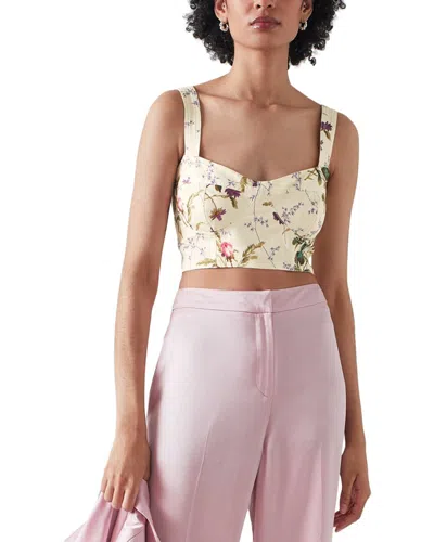 Lk Bennett L.k.bennett Eloise Woven Top In Neutral