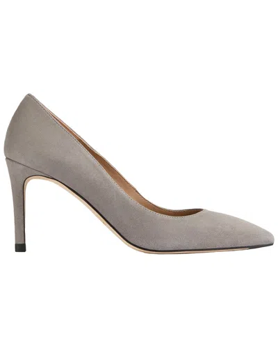 Lk Bennett L.k.bennett Floret Suede Closed Court Sneaker In Gray