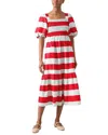 Lk Bennett Ruby Bold Stripe Maxi Dress