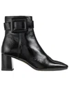 Lk Bennett L.k.bennett Wilde Leather Ankle Boot In Black