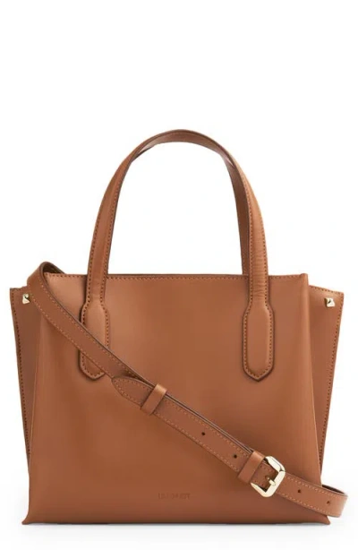 Lk Bennett Lola Leather Tote In Tan