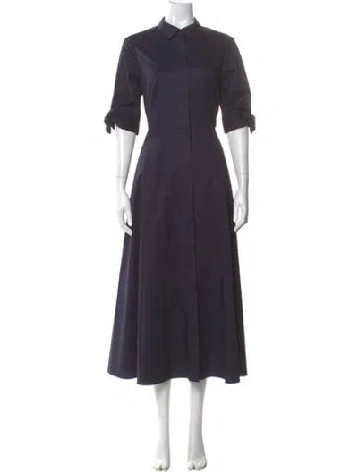 Pre-owned Lk Bennett Long Dress In Blue