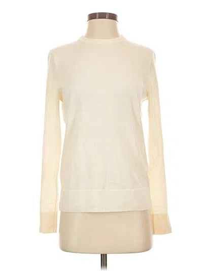 Pre-owned Lk Bennett Long Sleeve Turtleneck In Ivory
