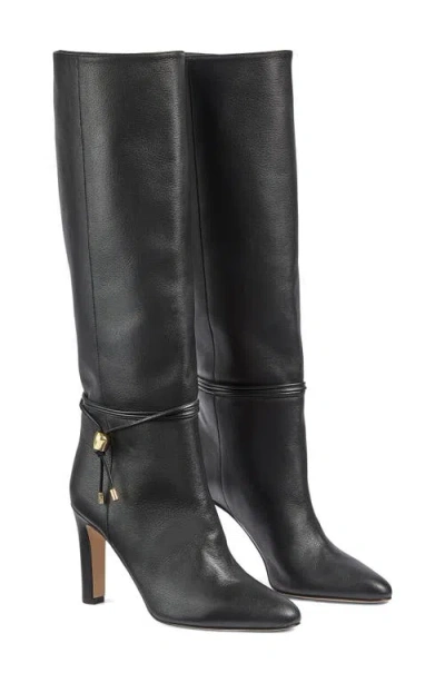 Lk Bennett Loretta Knee High Boot In Black