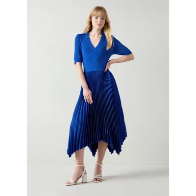 Lk Bennett Lorna Dresses In Blue