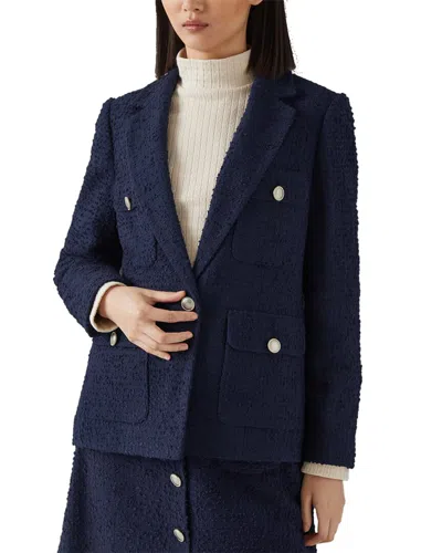 Lk Bennett Lottie Jacket In Blue