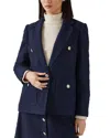 Lk Bennett Lottie Jacket In Blue