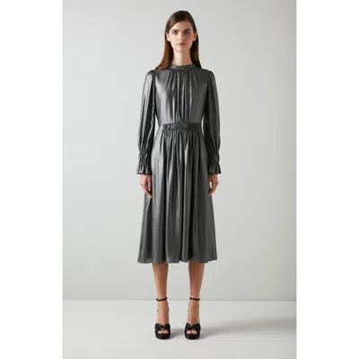 Lk Bennett Louise Dresses In Gray