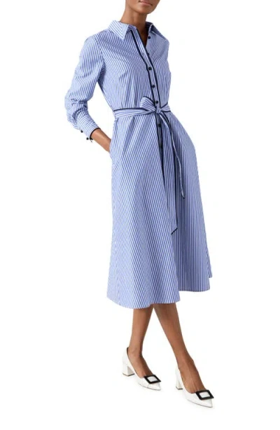Lk Bennett Lucan Dress In Blue