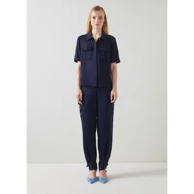 Lk Bennett Luna Woven Tops In Multi