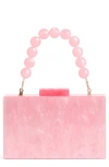 Lk Bennett Maeve Box Clutch In Pink