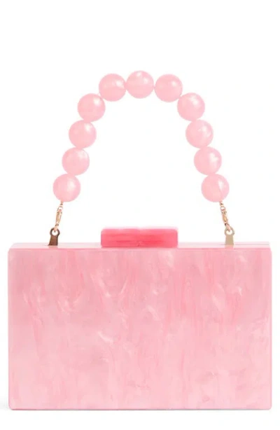 Lk Bennett Maeve Box Clutch In Pink