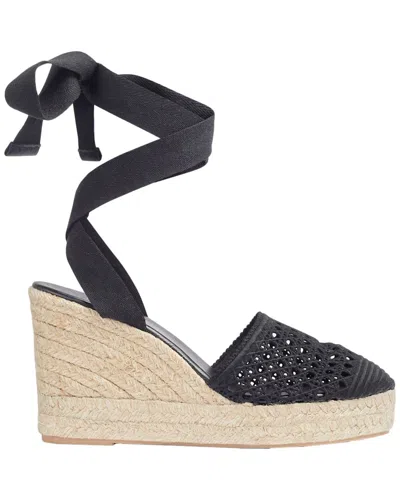 Lk Bennett Magnolia Wedge Sandal In Black