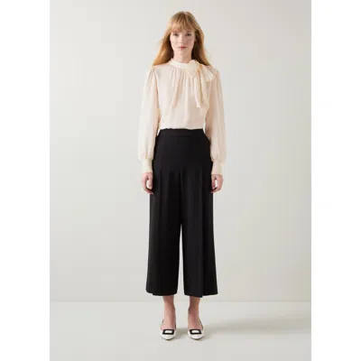 Lk Bennett Marcy Woven Tops In White