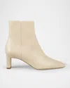 Lk Bennett Womens Tan-sand Margaux Heeled Leather Ankle Boots In Sand