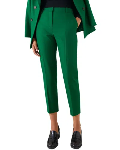 Lk Bennett Mariner Cigarette Trouser In Green