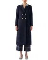 Lk Bennett Mariner Wool Coat In Blue