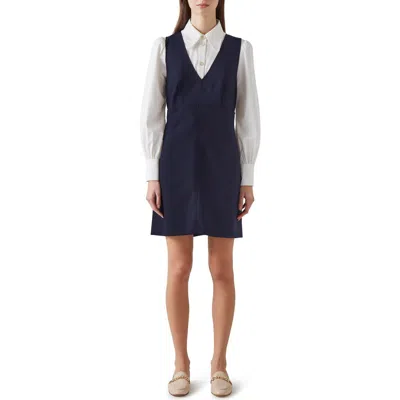 LK BENNETT LK BENNETT MARINER PINAFORE DRESS