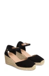 Lk Bennett Marissa Espadrille Wedge Sandal In Black