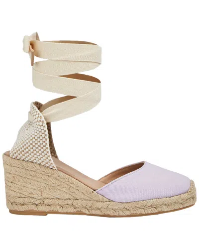 Lk Bennett Maureen Wedge Sandal In White