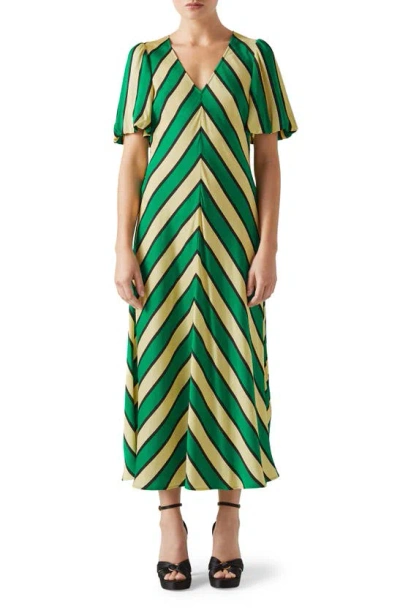 Lk Bennett Meerim Maxi Dress In Green