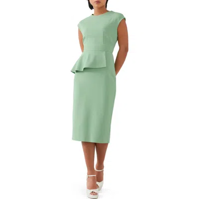Lk Bennett Mia Petite Sheath Dress In White
