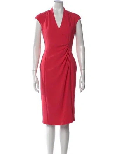 Pre-owned Lk Bennett Mini Dress In Red
