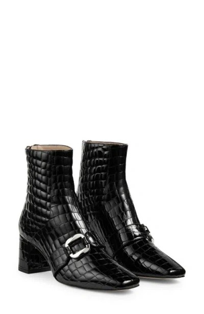Lk Bennett Nadima Oloid Bootie In Black
