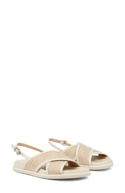 Lk Bennett Noa Slingback Sandal In Ecru