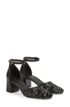 Lk Bennett Noemia Ankle Strap Sandal In Black