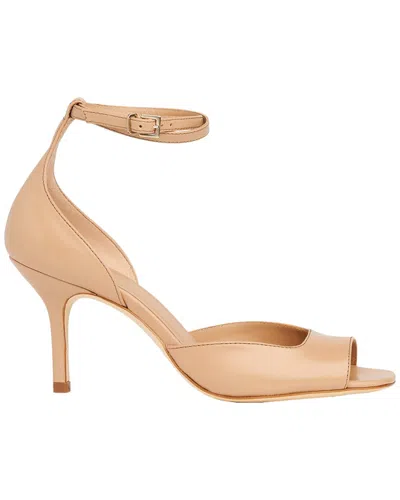 Lk Bennett Noreen Leather Sandal In Gold