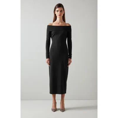 Lk Bennett Oda Dresses In Black