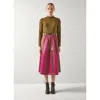 Lk Bennett Olsen Striped A-line Midi Skirt