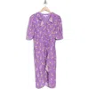 Lk Bennett Ophelia Floral Short Sleeve Faux Wrap Dress