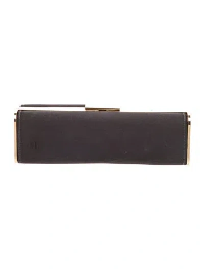 Pre-owned Lk Bennett Patent Leather Clutch In Black