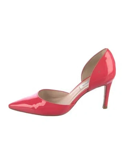 Pre-owned Lk Bennett Patent Leather D'orsay Pumps In Pink