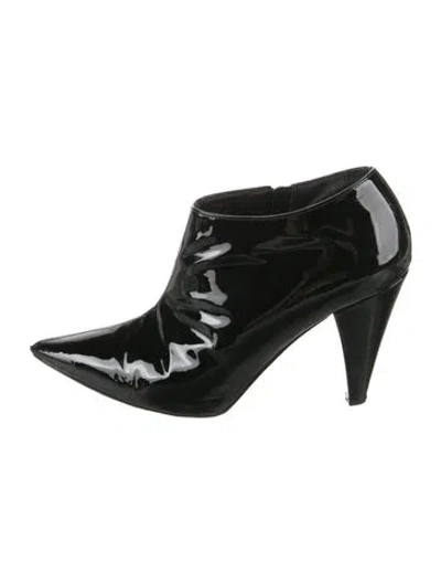 Pre-owned Lk Bennett Patent Leather Mules In Black
