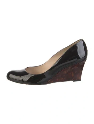Pre-owned Lk Bennett Patent Leather Pumps In Black